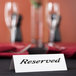 Sign, "RESERVED" SIGN- 2" X 6", STD Weight