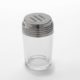 Shaker, GLASS SHAKER, SPICE TOP 2-3/8" DIA X 4-1/2" H