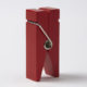 Holder, CLOTHESPIN CARD HOLDER, RED 1/2" L X 1-1/2" W X 3-1/4" H