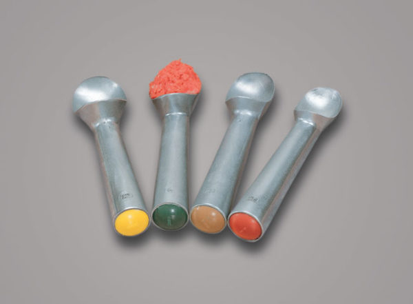 Disher, #24 LIQUID CENTER DISHER - Red