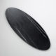 Board, SERV BOARD, MEL, OVAL, BLK MARBLE, 25-1/2"L X 10-1/4"W X 1-1/8"H