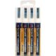 Markers, SMALL TIP MARKERS, 4PK, WHITE