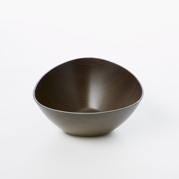 Bowl ESPRESSO WOOD, TRIANGULAR, 51 OZ. BOWL
