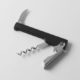 Corkscrew, Waiters Corkscrew Black Plastic