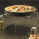 Stand, Chrome Plated UNIVERSAL Pizza STAND-12"X12"X7"H-CH